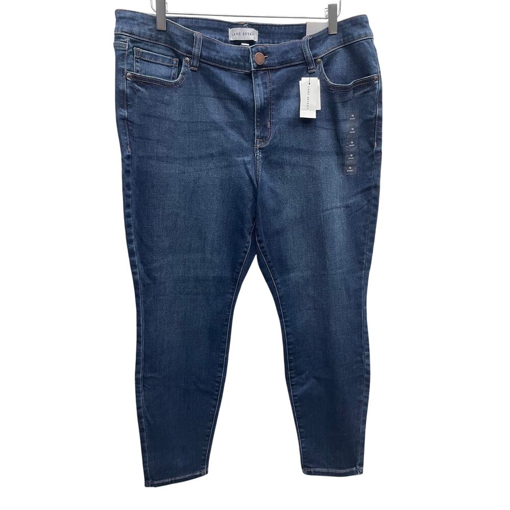 Lane Bryant Super Stretch Mid-Rise Signature Fit Skinny Jeans Size 18 Short NWT